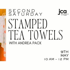 Second Saturday Studio: Stamped Tea Towels item