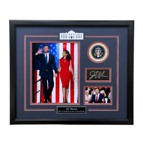 JD Vance Autographed Laser-Engraved Photo item