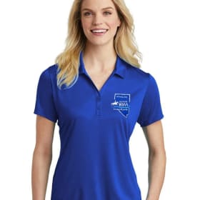 (XL) 2-Button ROYAL BLUE Sport Polo W/Nevada Logo Bling item