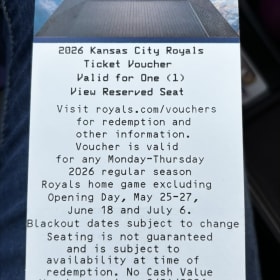 4 Passes the KC Royals game. item