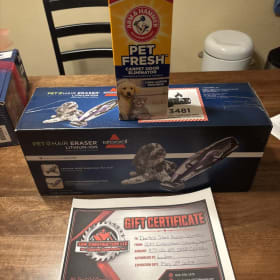 Bissell Vacuum set + $150 Services Gift Certificate item