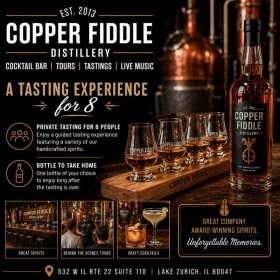 Sip & Savor: Bourbon Tasting for 8 at Copper Fiddle item