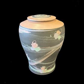 Large Lidded Vessel by Kathryn Burrows item