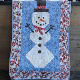 Snowman Wall Hanging Quilt - Value $150 item