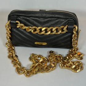 Rebecca Minkoff Edie Chevron Quilted Leather Belt Bag - LN item