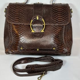 Etienne Aigner Vintage 90s Leather Satchel Bag - GU item