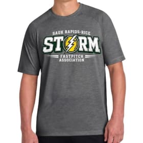 Sport-Tek® Raglan Tee ST400-Dark Grey Heather-ADULT 2XL-5XL item