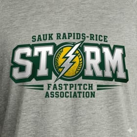 Sport-Tek® Raglan Tee ST400-Light Grey Heather-ADULT S-XL item