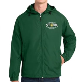Sport-Tek® Men's Hood Raglan Jacket JST73-Forest Green-S-XL item