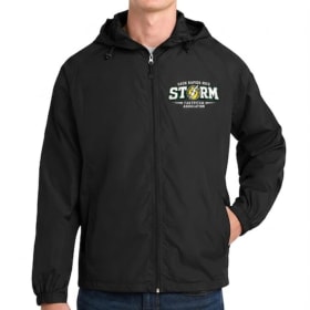 Sport-Tek® Men's Hood Raglan Jacket JST73-Black-S-XL item