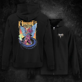 Art Commissioned Zip-Up Hoodie – Power Metal item