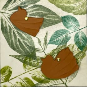A 09: Leaf Prints with Birds item