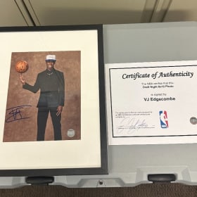 V. J. Edgecombe - Signed and Framed Photo item