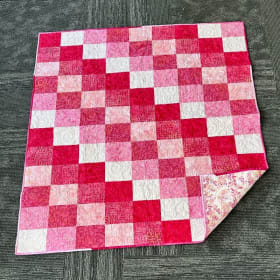 Pretty in Pink Lap Quilt - Value $350 item