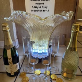 Gold vase and Loews stay item