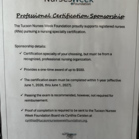 Professional certification item