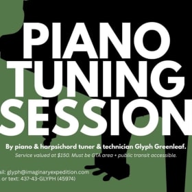 One piano tuning session item