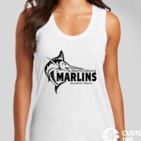 White Logo Racer-back Tank item