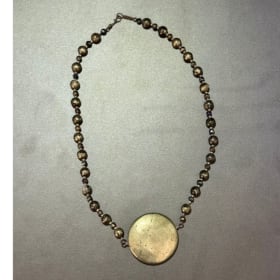 9" Necklace With Moonstone Pendant item