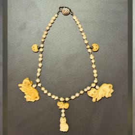8" Sweet Water Pearl and Ivory Necklace item
