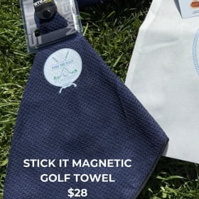 Stick-It Magnetic Golf Towel item