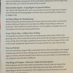 Total Wine Private Wine Class for 20 people item