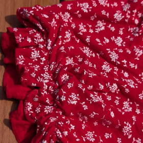 Preloved Quiz Red Floral Dress - Size 14 item