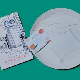 Ceramic Graduation Plate & Poetry Anthology item