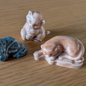 Group of 3 Wade Whimsies Cats item