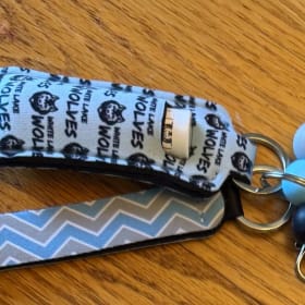 Keychain Chapstick (blue logo) item