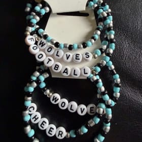 WLW Bracelets Football or Cheer item