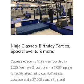 Cypress Academy Birthday Party item