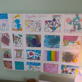 Azalea Class - Student Art Canvas item