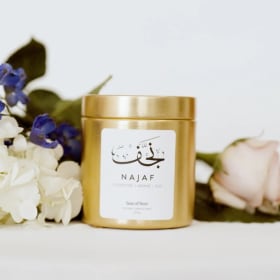 Najaf Scented Crackling Wood Candle - Seas of Noor item