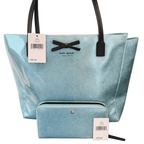 #5 - Kate Spade_Mavis Street Glitter Blue Tote and Wallet item