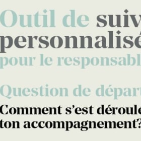 Outil de suivi personnalisé pour le responsable des bénévole item
