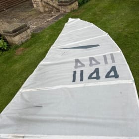 Dart 18 White Main Sail, Jib & Sail bag. item
