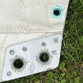 Dart 18 White Main Sail, Jib & Sail bag. item