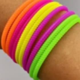 Neon Bracelets - Assorted Colours - x2 bracelets for £1 item