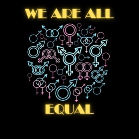 T-shirt: We Are All Equal item