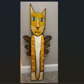 Folk Art Cat Angel by Tim and Lisa Kluttz item