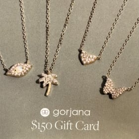 gorjana gift card. item