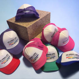 Hot Springs LGBTQ+ Logo Trucker Caps item