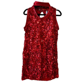 Balera Small Child Red Sequin Performance Dance Dress item