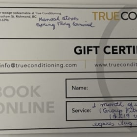True Conditioning - 1 month of unlimited classes item