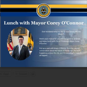 Lunch for 2 with Mayor Corey O'Connor item
