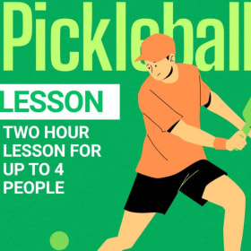 Two Hour Pickleball Lesson for up to 4 people item