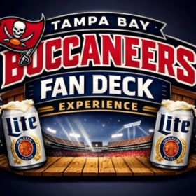 Tampa Bay Buccaneers Miller Lite Fan Deck Ticket Package item