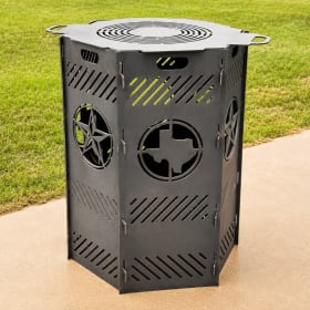 Custom CNC-Cut Texas Fire Pit & Grill item