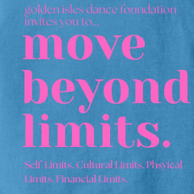 Comfort Colors Pink on Blue Move Beyond Limits Tee item